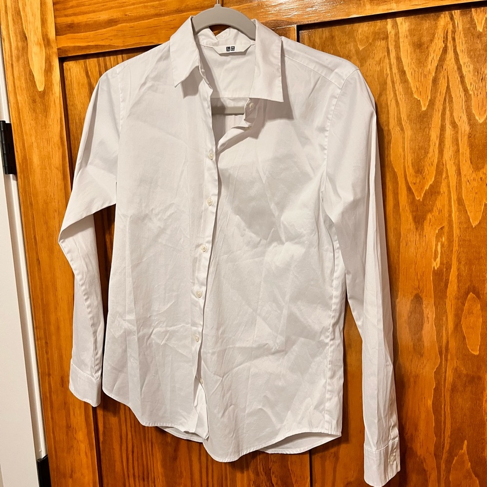 Button down white blouse